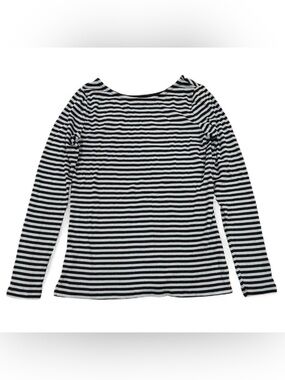 Vintage Gap blue and navy striped long sleeve top
